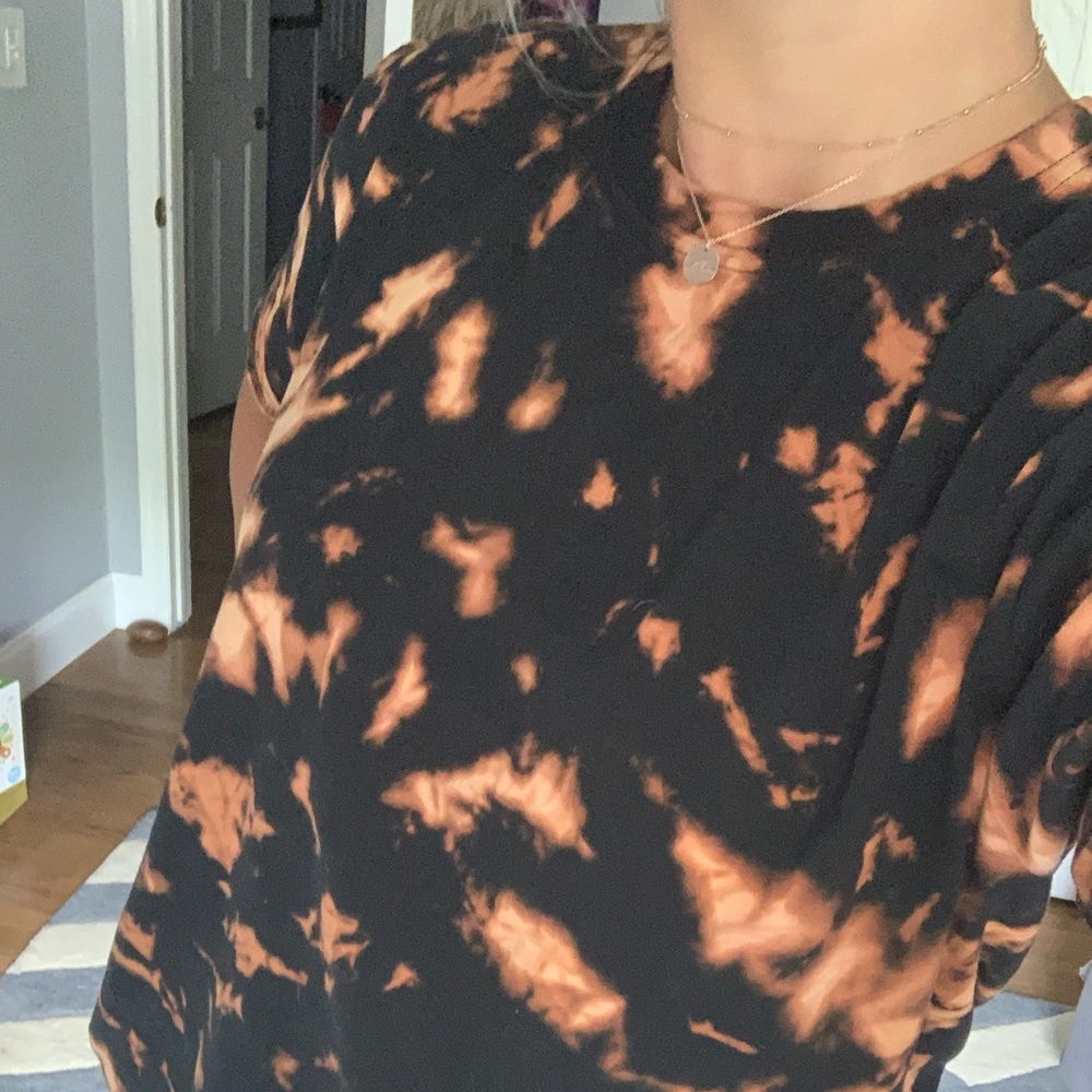 Bleach dye shirt - custom tie dye